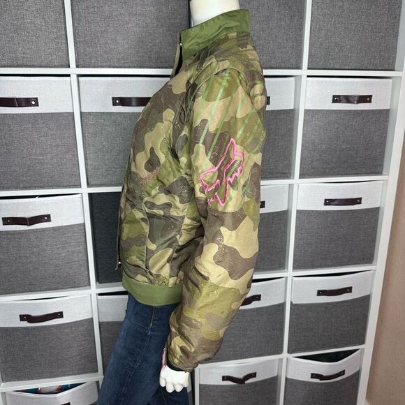 Fox Dakota Green Camo/ Pink Racing Jacket Size Small - Picture 13 of 16